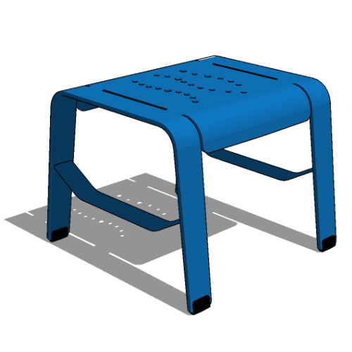ALUM Lounge Table/Footrest (MTB-2700-00002) 