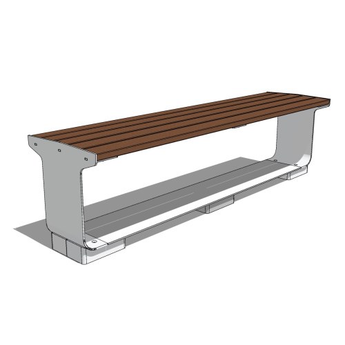  L-Series Backless Bench (MBE-3000-00019)