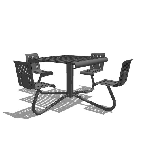 CAD Drawings BIM Models Maglin Site Furniture Inc. MTB-1100 (MLPT1100)