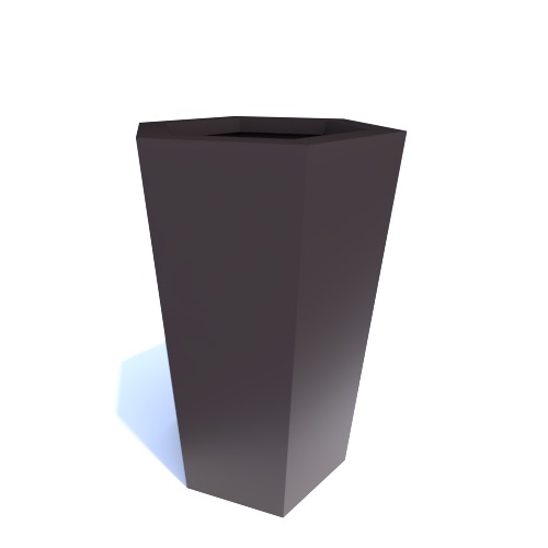 CAD Drawings BIM Models Riverside Plastics, Inc. Large Hex Planter