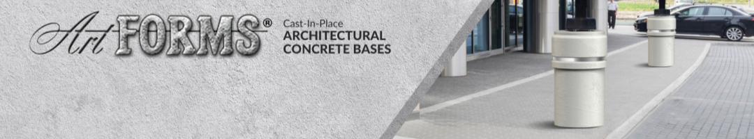 ArtFORMS® Cast-In-Place Architectural Concrete Bases